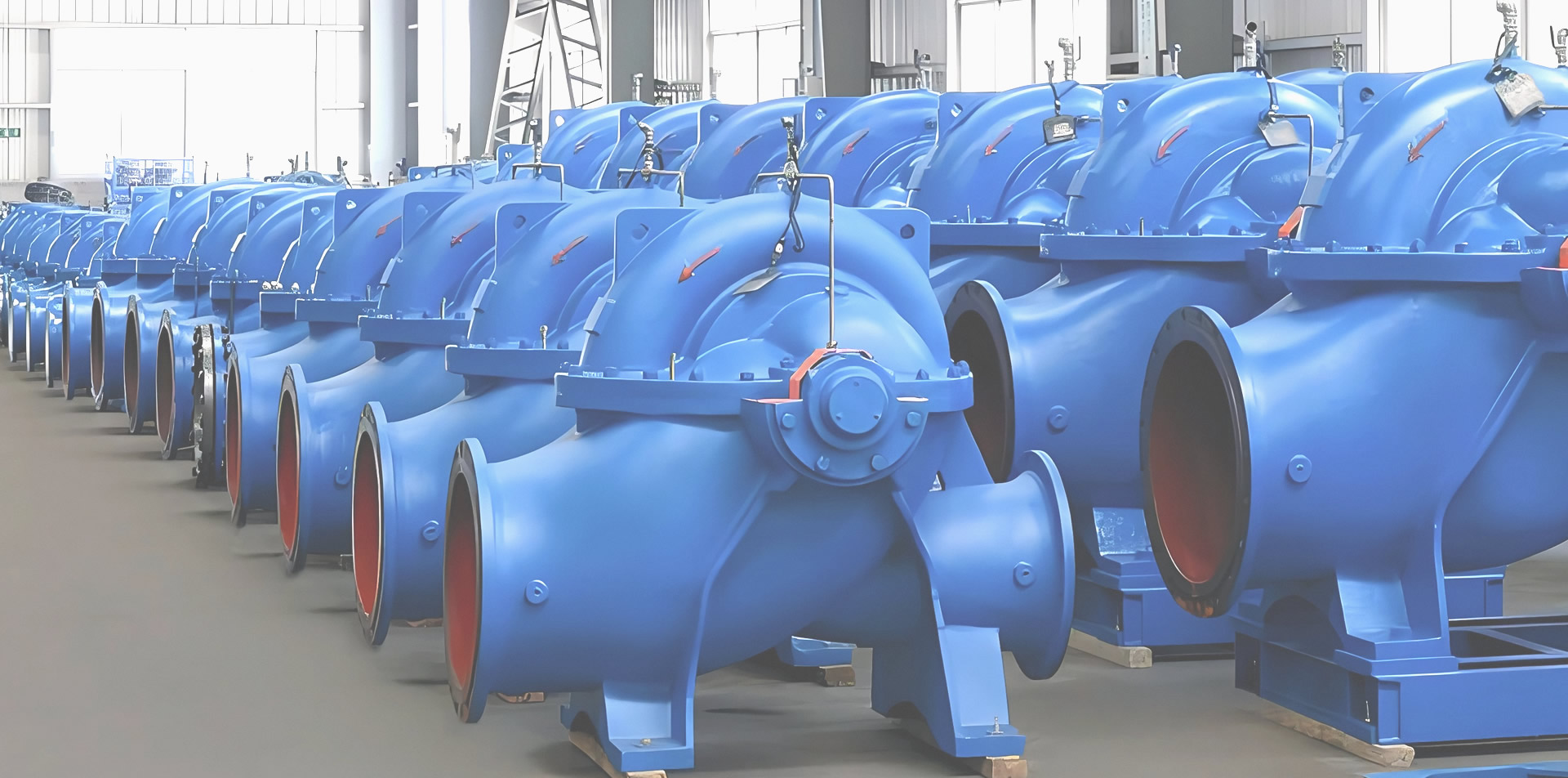 单级蜗壳式双吸中开泵